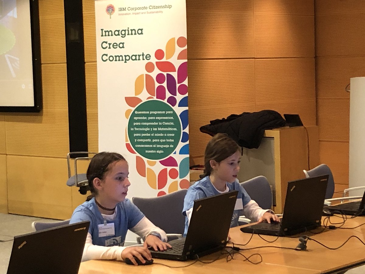 beatriz_remon's tweet photo. sábado tecnológico con #ibm #tech4girls Imagina Crea Comparte, gracias al equipo de #ibmes @ElisaGarijo @Belemperalesmar @abcabezas @IBM_ES #goodtechIBM @IBMCCtr #IBMCCMadrid https://t.co/976tjcySH9