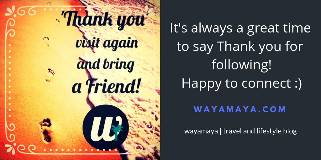 #ShareTheLove #fff #Share 😊
New wayamaya followers - thank you!
@LuxeJourneysTvl @30DaysNow @popoloni @Morelembaum1 @BethanyJones444 @papeau_ @ArmourKristie @Glastomichelle @yourdreamjourn2 @NorannV @stays_unique @KarenBisgaard1 @GretchenPearl9 @mirea_jay @shsFoodie @Iris97Jo