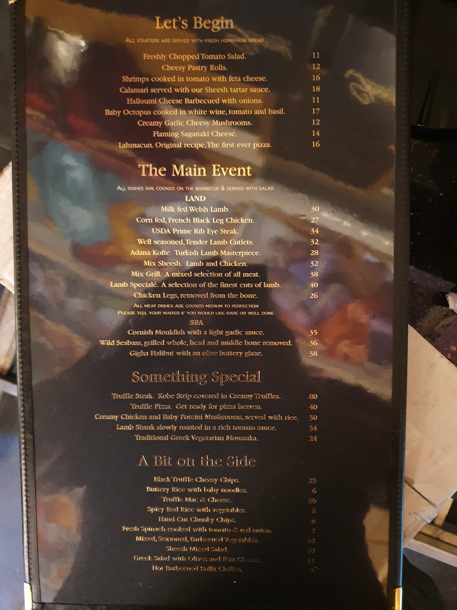 Sheesh menu online
