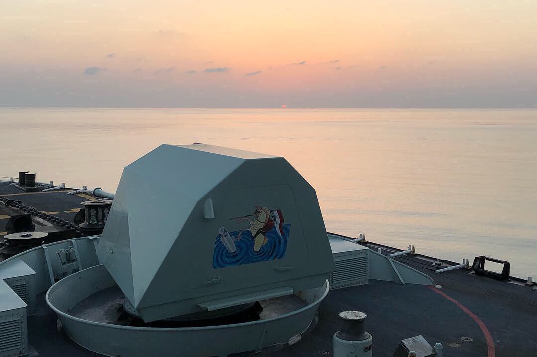 Back at sea 🌊 this time with #HMCSRegina in the Northern Indian Ocean. These Arabian Sea sunsets are my fave 🌅😍

#JoinTheNavySeeTheWorld #OpARTEMIS #CTF150