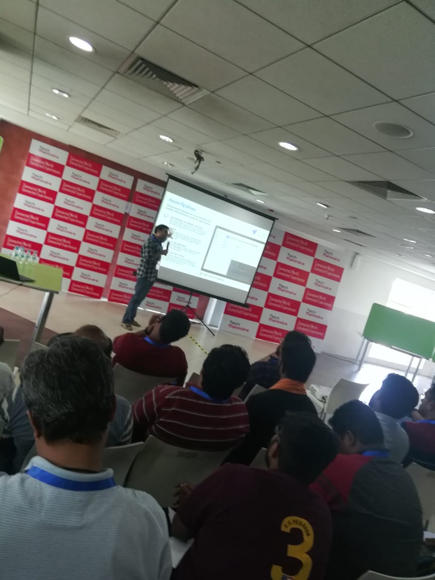 GABChennai's tweet photo. Traceable and safe deployments to Kubernetes using CI/CD pipelines by Anumita Shenoy
#GABChennai #GAB2019TechM #GlobalAzure #IndiaMVP #mvpbuzz @GlobalAzure @IndiaMVP @Azure @Microsoftevents @tech_mahindra @intel https://t.co/IqnJT0kLYh