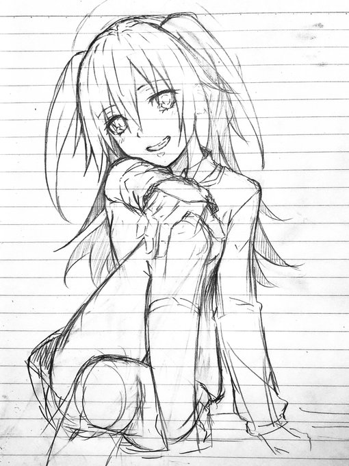 ネモラフ
上から描いていって力尽きて行く様子が如実に見て取れて面白い
まぁいい感じにトリミングして塗ることにします 