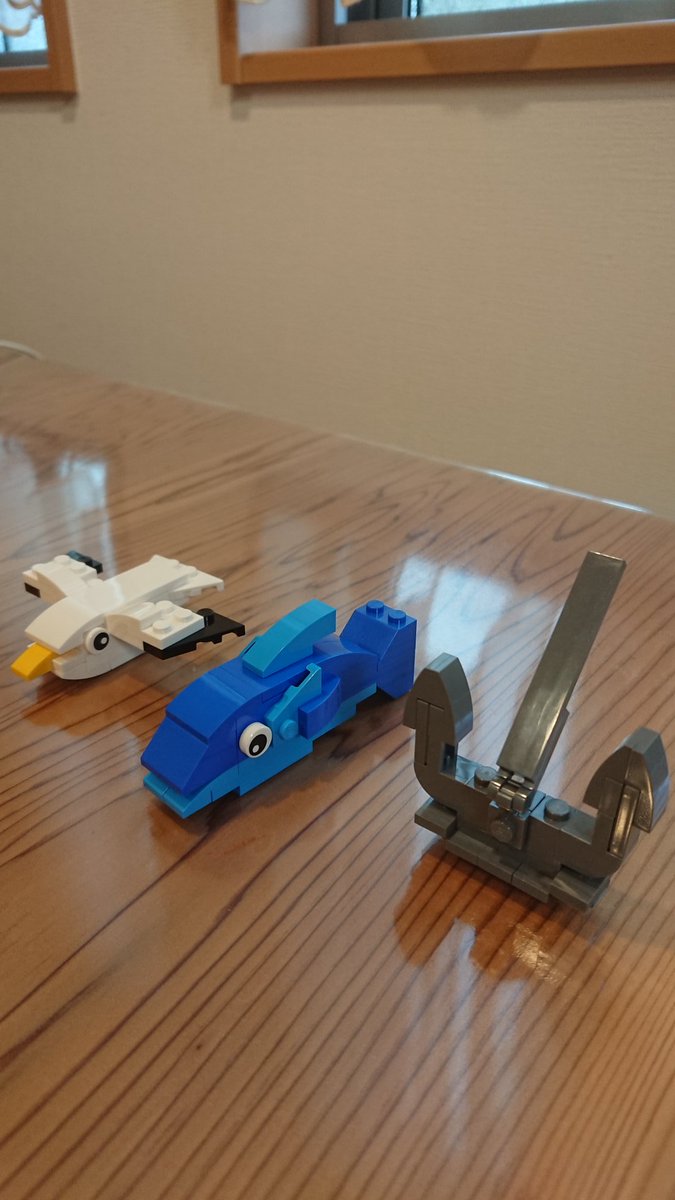 noriatsu_vina08's tweet photo. LEGO PARK 2019、家族で行ってきました。LEGOブロックラリーで、いかり、イルカ、カモメのブロック作品を完成させました。我が息子(小学3年生)も喜んでいました。
#レゴ
#lego
#legopark
#ブロックラリー https://t.co/4XvVuZ3oWH