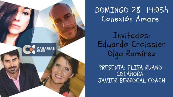 Mañana domingo 28 de abril #ConexiónAmare en @laautonomica <a href="/RTVCes/">RTVC</a> con <a href="/ecroissier/">Eduardo Croissier</a> de <a href="/ModaSOScanarias/">Moda SOS Canarias</a> #OlgaRamirez #terapias #dolorespalda @javierberrocal amareblogger.com/2019/04/27/man…