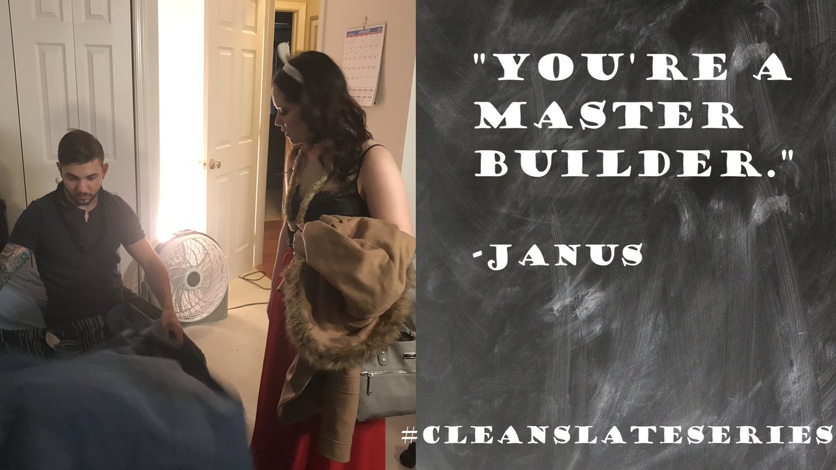 CleanSlateSerie's tweet photo. Clean Slate Episode 1 Quote:
"You're a Master Builder."
-Janus https://t.co/00nlcB89lJ