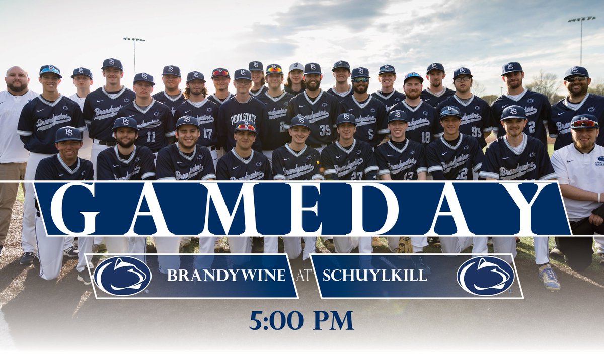 Baseball is at Schuylkill this afternoon for the 1st round of the PSUAC Tournament! First pitch set for 5pm at Big Vision Sports: 

LIVE STATS: ow.ly/jXoZ50s1fVv