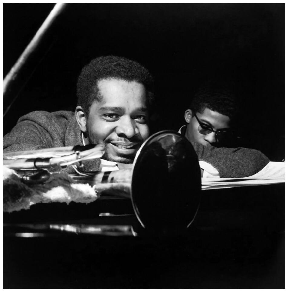 Donald Byrd and Herbie Hancock “Tryin’ to Get Home” recording session, 1964 #Jazz #JazzSketches