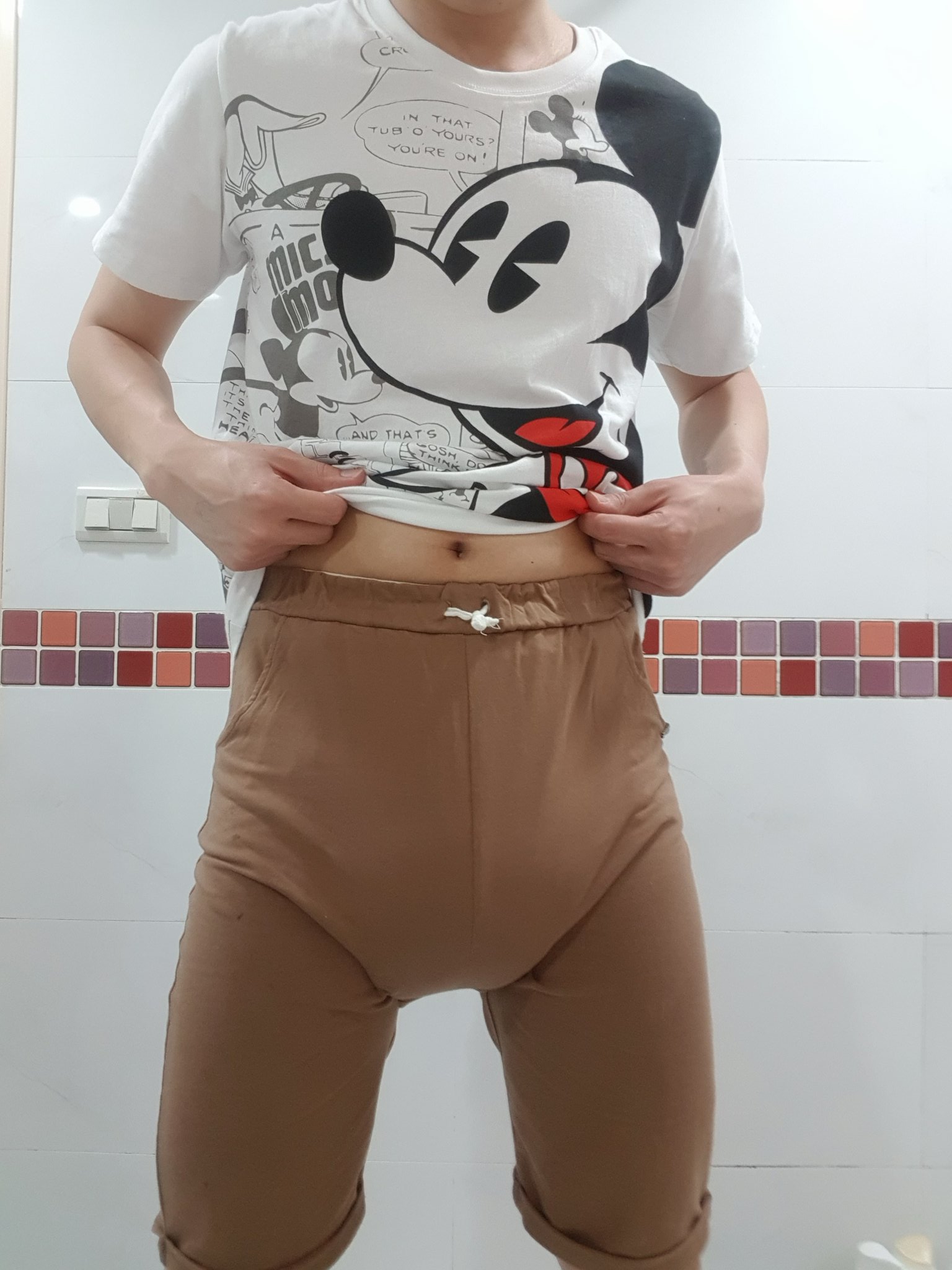 Diaper under clothes deals