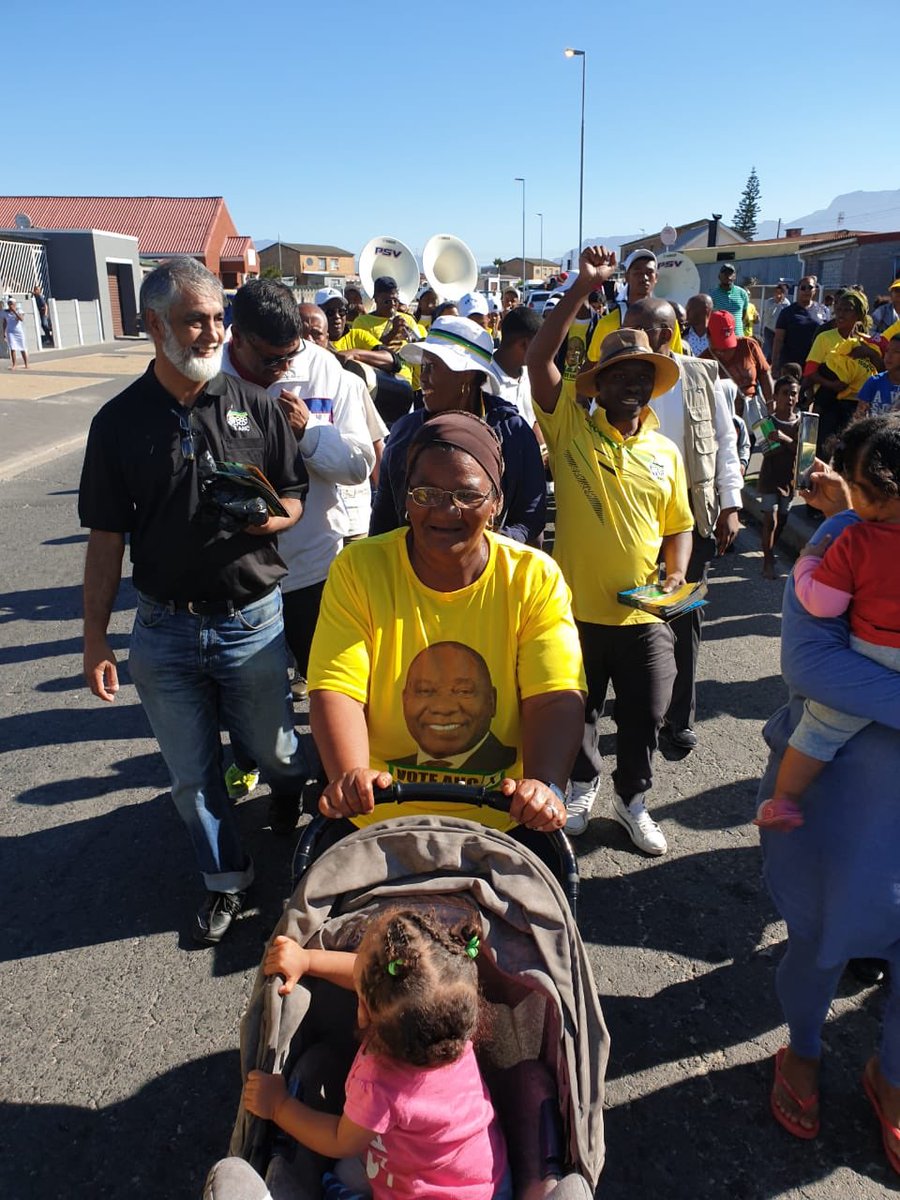 DBLetsatsiDuba's tweet photo. Comrade @DBLetsatsiDuba interacting with members of Ward 45 Manenberg. Vote @MYANC #GrowSouthAfrica #MyFreedomSA https://t.co/SVyA1BNaOL