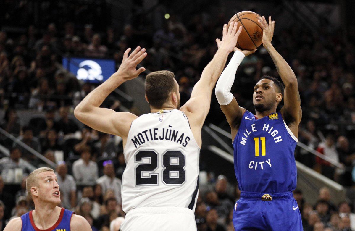 cyclonefanatic's tweet photo. Programming note: Monte Morris & the Nuggets have a Game 7 tonight vs. the Spurs. 9 p.m. on TNT. #Cyclones #GoMonte https://t.co/YqTrSZeM0y