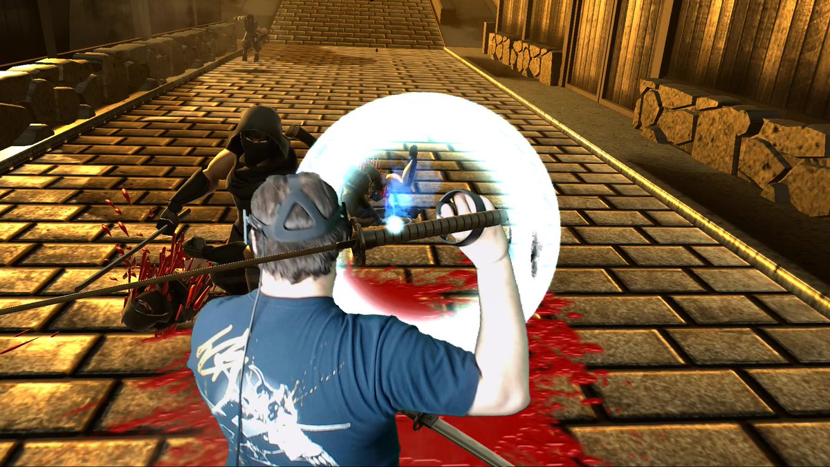 SalsaKstream's tweet photo. What better way to see if your #VRrig is killer or not then slicing and dicing with some @ninjalegendsvr in #MixedReality thanks to the power of @LIV https://t.co/PgLCLUJBu5