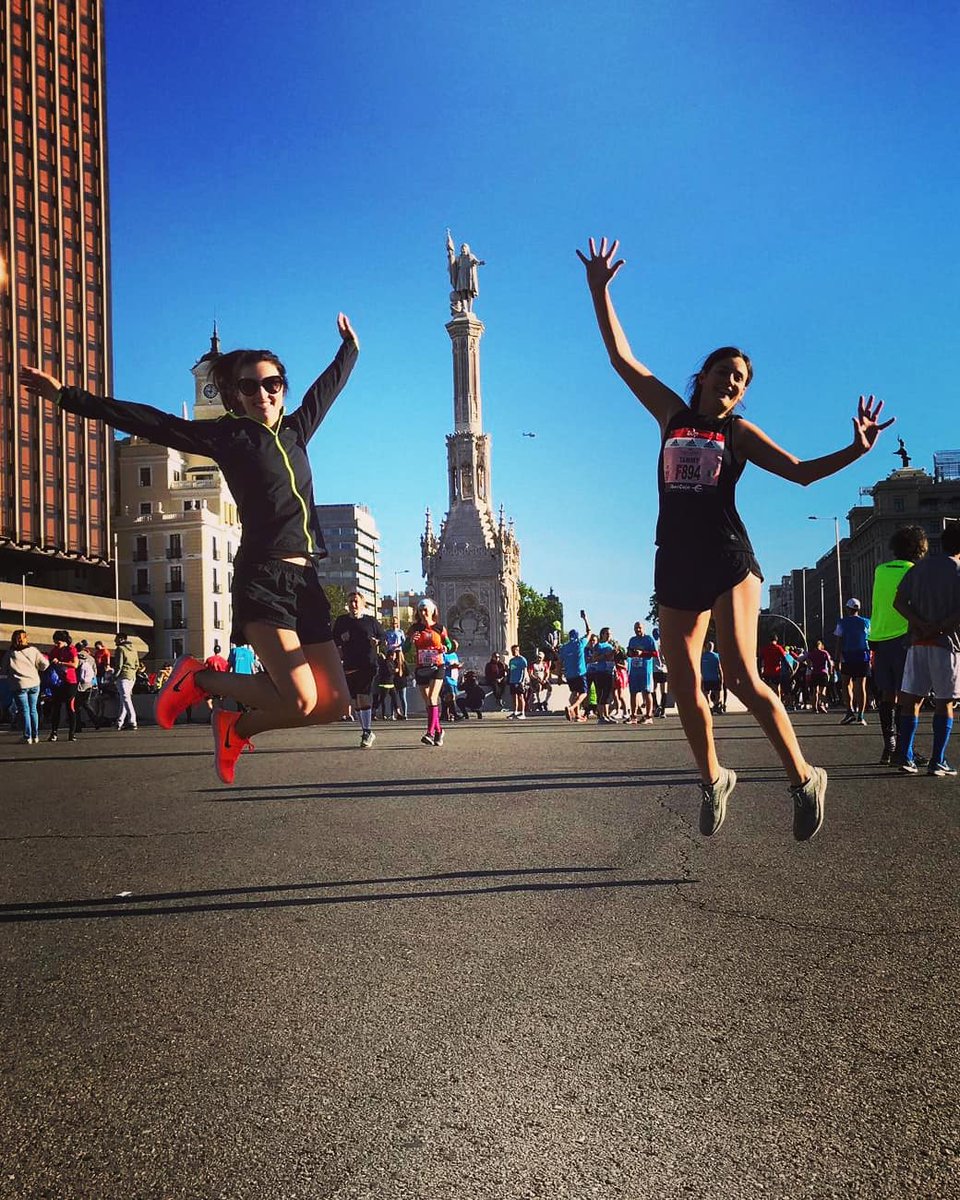 tamsinly's tweet photo. Before v After #MadridMarathon2019
No concept of energy conservation
#besttimeyet #awfulpleasedwithmyself #somedayforit ☀️👀 https://t.co/WBtpM6P7LF