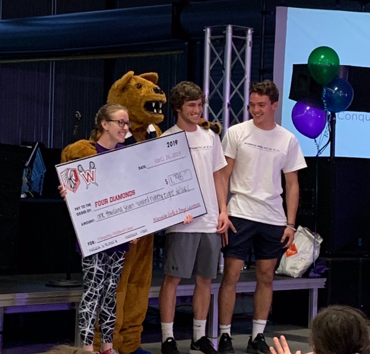 Thanks boys’ and girls’ LAX for your generous donation #FTK  <a href="/emmaleister16/">Emma Leister</a>