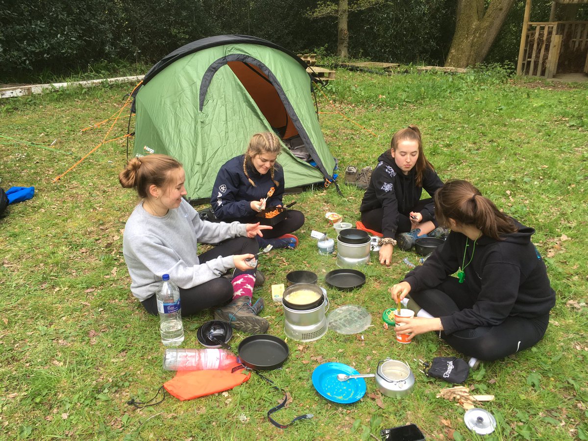 Gourmet camping food for dinner @eggars