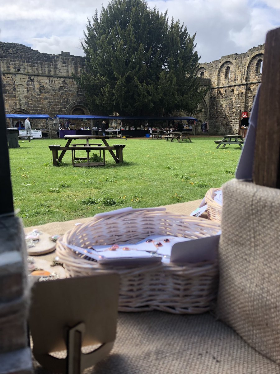 S_weetDesigns's tweet photo. All set up @KirkstallDeli right next to the pancake man! 😋 Do come &amp; say hello! https://t.co/skYBHQbPjW