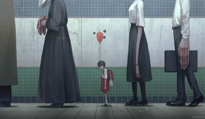 一昨日の絵が好みの方向けに、たぶん似ている雰囲気の過去作品です。 
