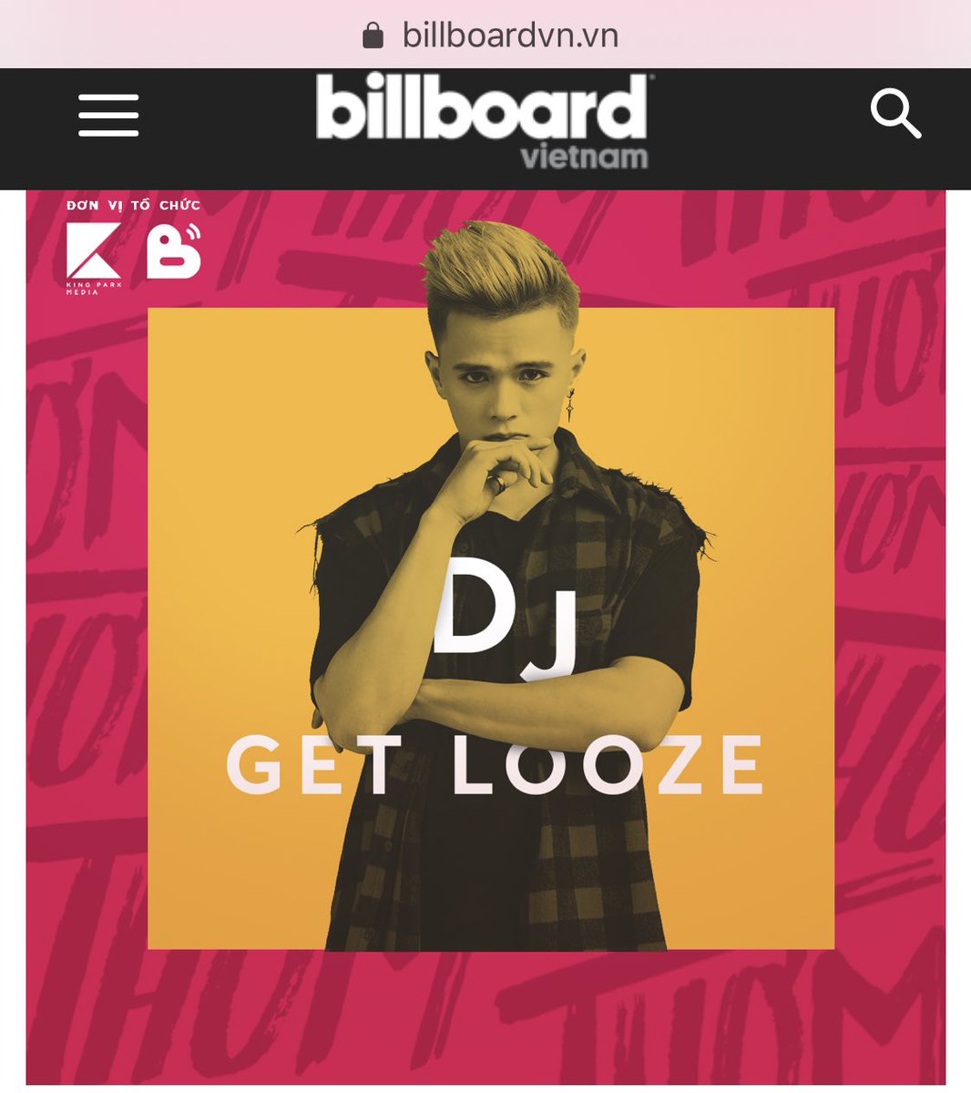 get_looze's tweet photo. Thank you for the mention @billboard Vietnam ! See you all at Thom Music Festival, next week in Ho Chi Minh City!
Super stoked to be back home playing for you guys 🙌

#ThomMusicFestival #Saigon #Billboard #GetLooze #BillboardVietnam https://t.co/QdRSIVxjhE