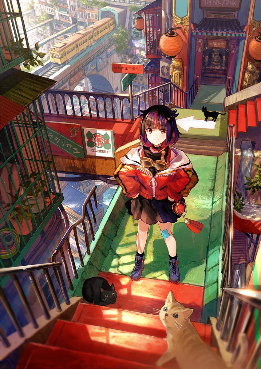 Post by 藤ちょこ@画集発売中 on X: 「わたしの街」