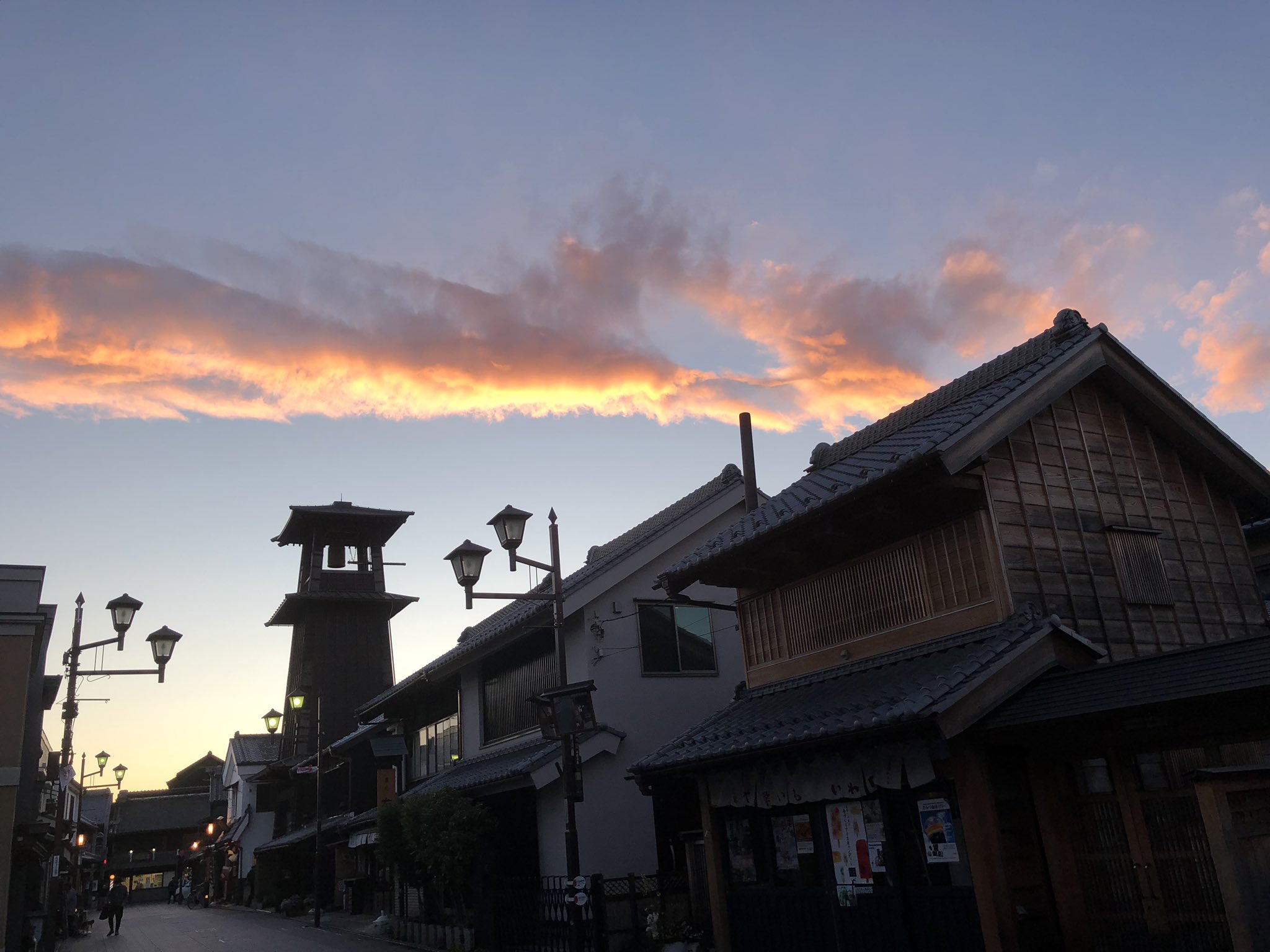 川越 Tv 今日の川越の夕焼けは綺麗でした 埼玉 川越 小江戸 小江戸川越 Japan Saitama Kawagoe 時の鐘 蔵造りの町並み 夕焼け 日本の旅 日本の風景 観光 Travel 川越の春 T Co Chct4jl4mf Twitter