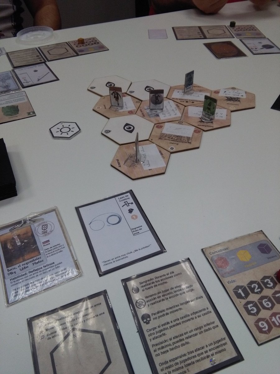 Wild_wars_'s tweet photo. Recibiendo buen feedback de los compañeros de la @asociacionludo, @2d10juegos, @PaznmP, @Sequens_118, @F3L1X_B3RN4T. Ha ido muy bien, cada vez más cerca. https://t.co/5erKGVGvUd