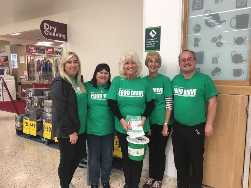 ArenaCommunity's tweet photo. The Food Drive team are at Morrison’s Ilkeston today till 4pm, pop in if you’re passing to support them, every penny goes towards running the Foodbank every week. They do a brilliant job! #teamwork #ilkeston #community #morrisons https://t.co/T9wqnXsXwU