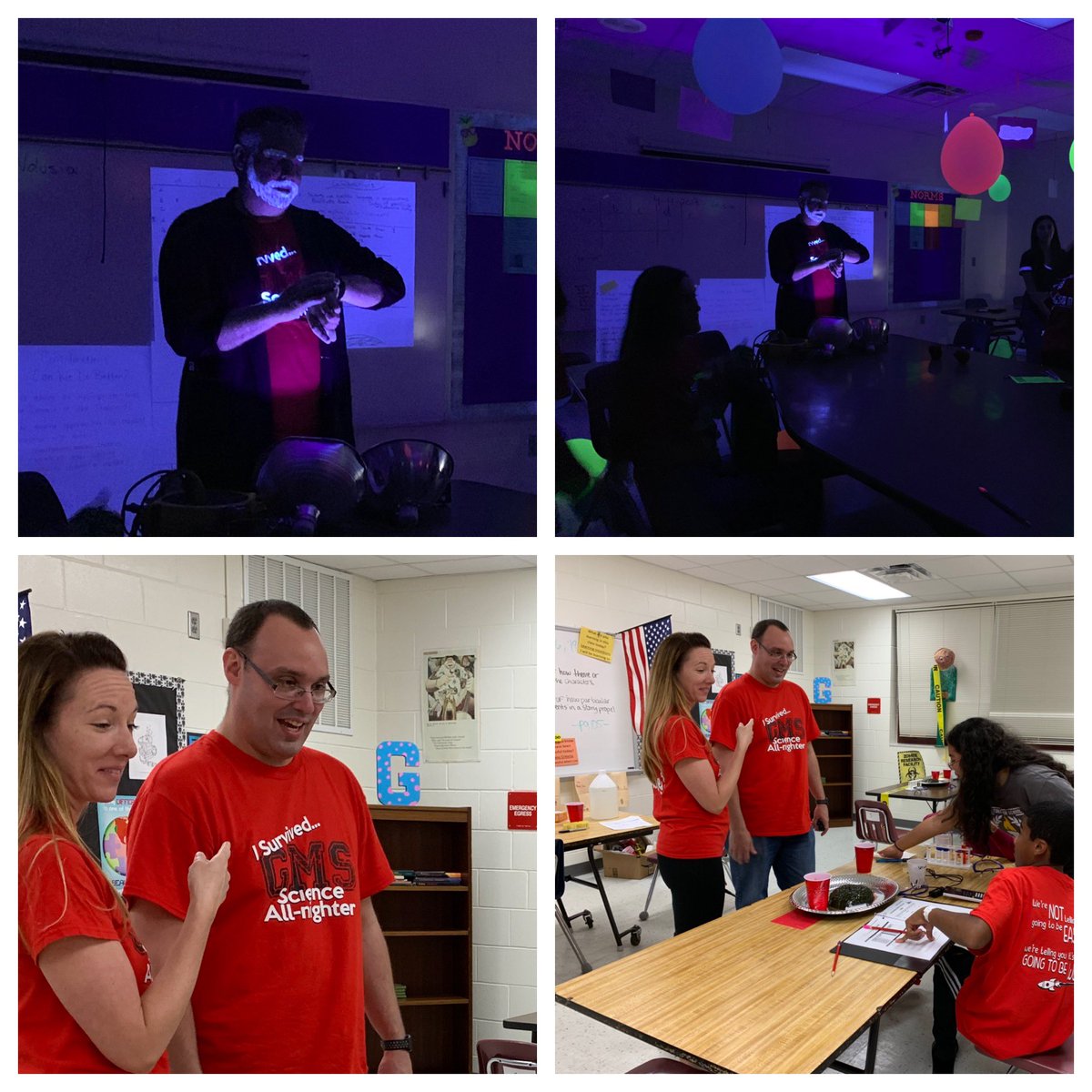 KarenMChenoweth's tweet photo. You know these district curriculum specialists are still teachers at heart when they spend all night reviewing science with middle schoolers. Thank you @BlinnjaTheNinja and #MikeCimino for your energy & enthusiasm! We ❤️ Science! #GalaxyLockin2019 https://t.co/D6FLXGiDFA