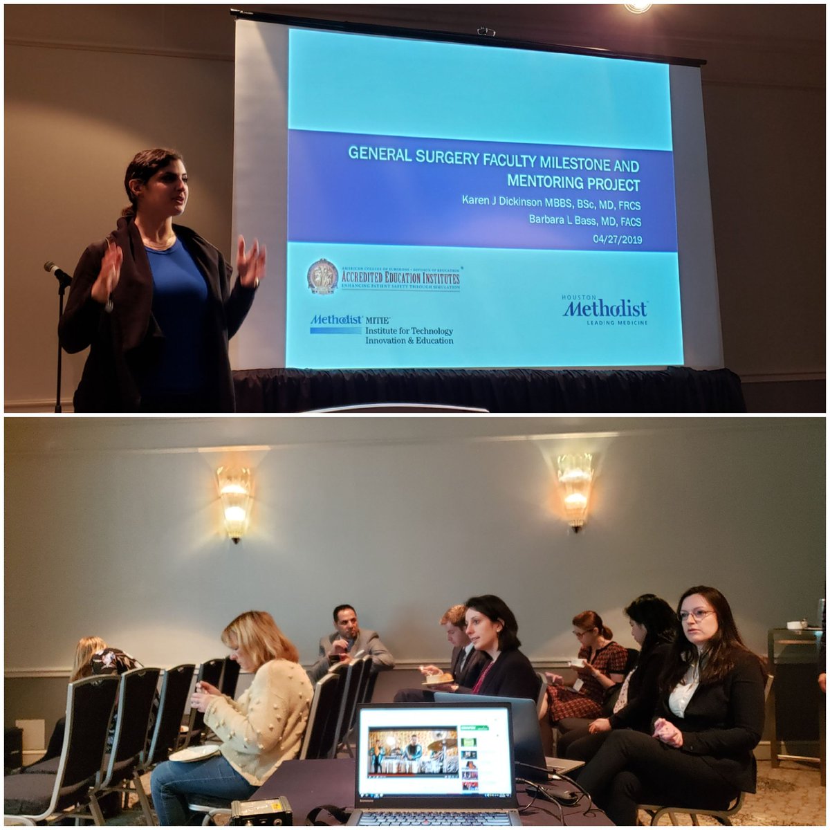 AlanHarzmanMD's tweet image. .@arghavan_salles kicking off multi-institutional surg ed pitch @Surg_Education session. #SEW2019, working new ways to improve the quality of research.