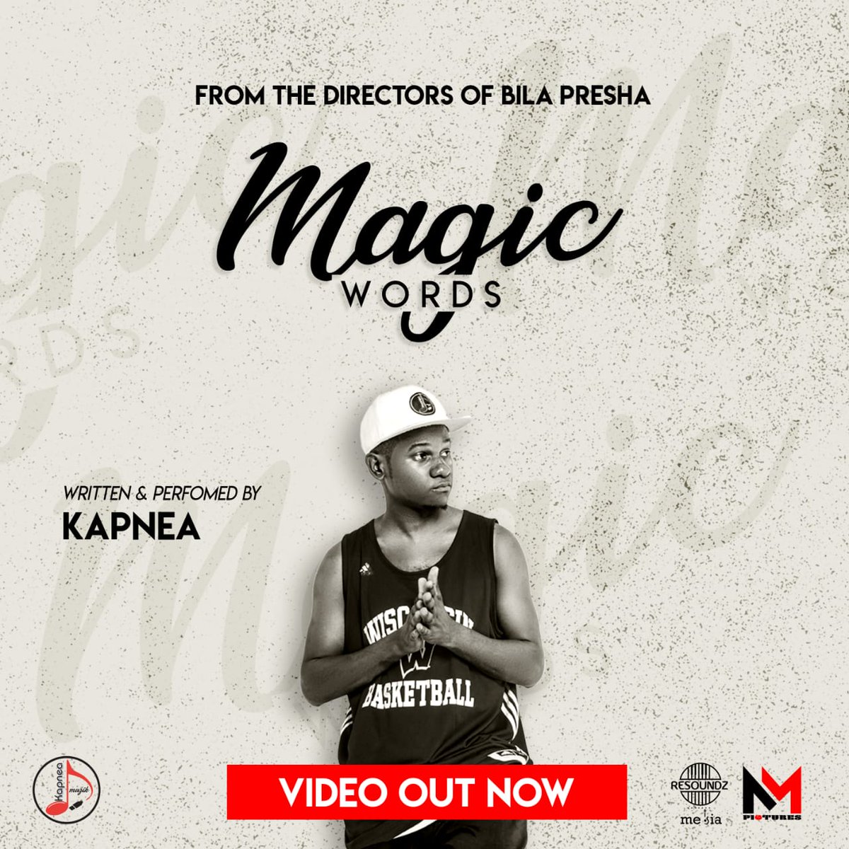 I just got to listen to "Magic Words" by this Mombasa dude  @kapnea_kap and yooo this is new level stufd here.Produced by  @ondikobeats  @ResoundzmediaWatch here - 