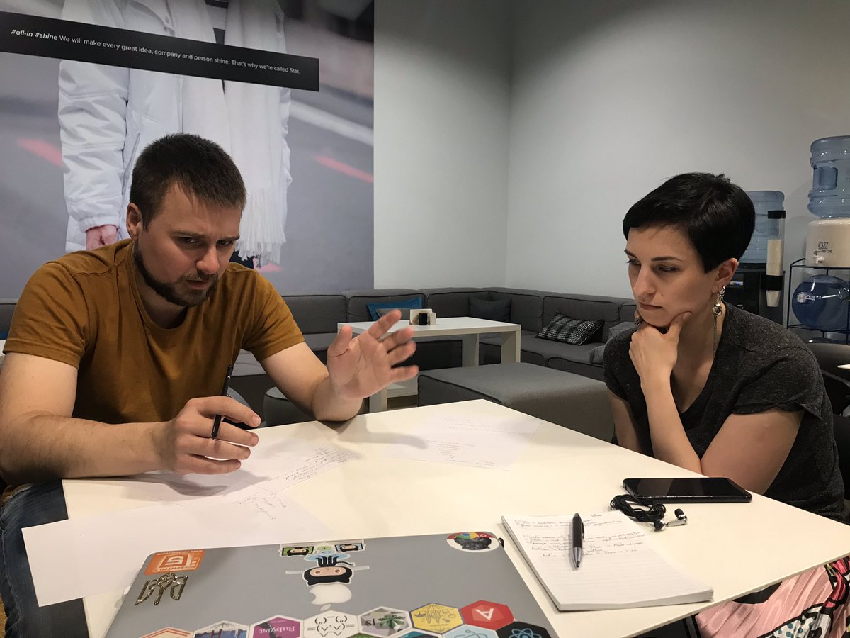 ArtemSuchov's tweet photo. Discussing future kottans courses with @zonzuJIro &amp; @a_mashoshyna https://t.co/uCO2sLgEql