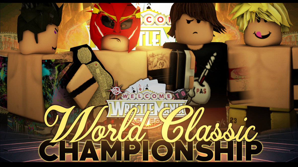 CCWRBLX's tweet photo. WRESTLEMANIA | TONIGHT!

HUGE MATCHES!

@Clutcha_Dragon defends in a FATAL 4 WAY for WORLD CLASSIC TITLE!
@Auviora hosts a WRESTLEMANIA OPEN CHALLENGE - WINNER will receive a future WORLD CHAMPIONSHIP MATCH after WRESTLEMANIA!

This and more, TONIGHT!

#CCW #CCWMania https://t.co/jfya6PUhGA