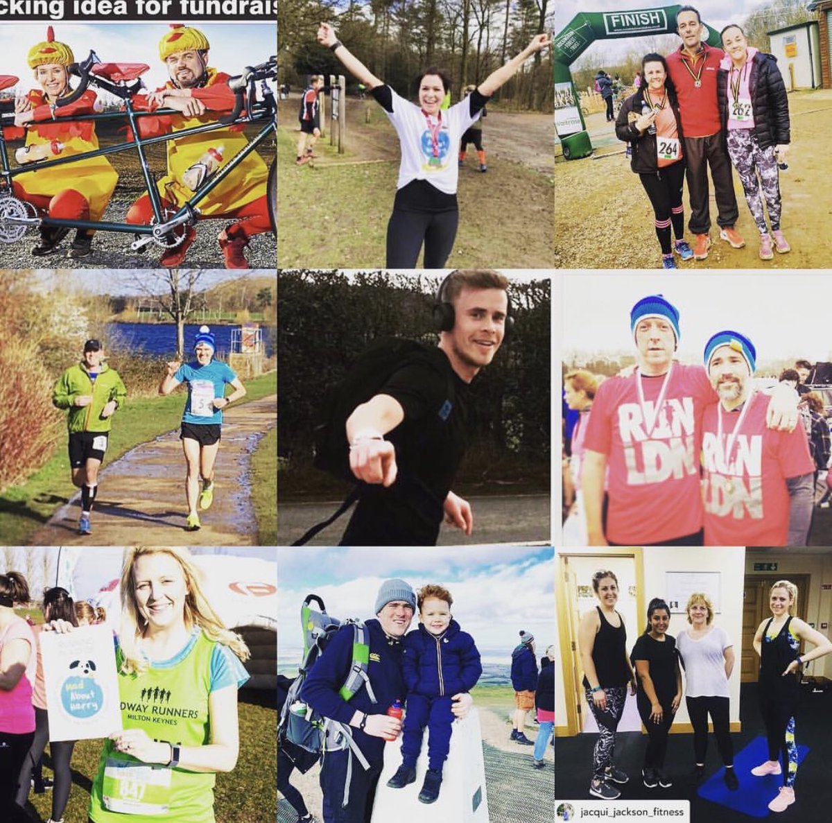 On the weekend of the London Marathon just wanted to say from the bottom of our hearts a massive thank you to each and everyone of you who has done something sporty for Harry #madaboutharrybanks