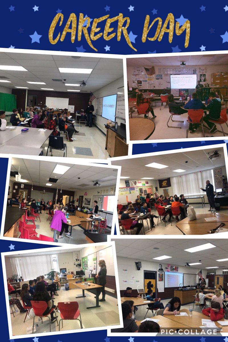 LauraPerry25's tweet photo. #PowerUpGrade7 Career Day.  Thank you to our guests who shared their careers!  #PowerUpMMS https://t.co/cDwRtb8VAB