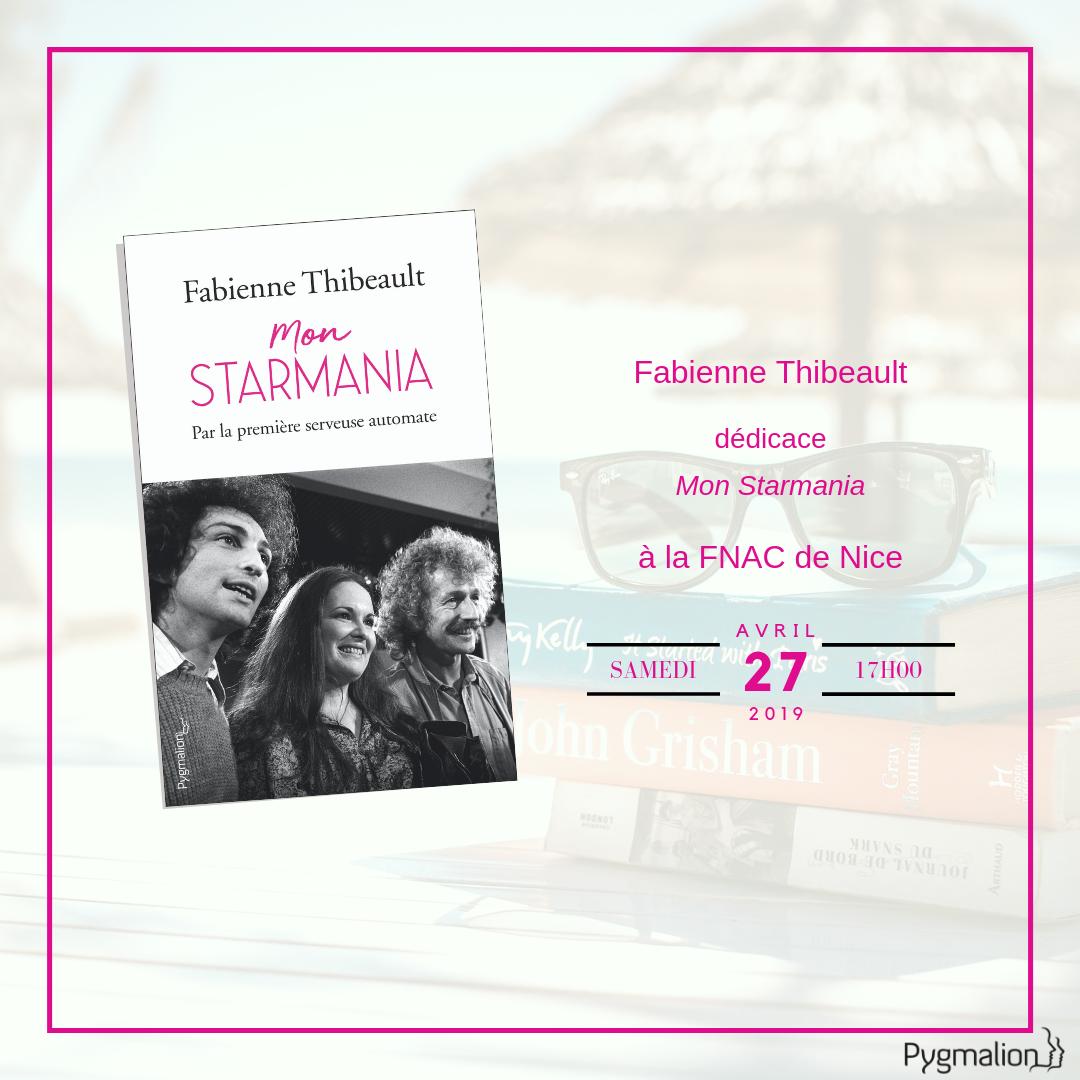 Lecteurs niçois, Fabienne Thibeault vous donne rendez-vous à la <a href="/Fnac/">Fnac</a> de Nice pour une séance de dédicaces à 17h. 😍😉📚