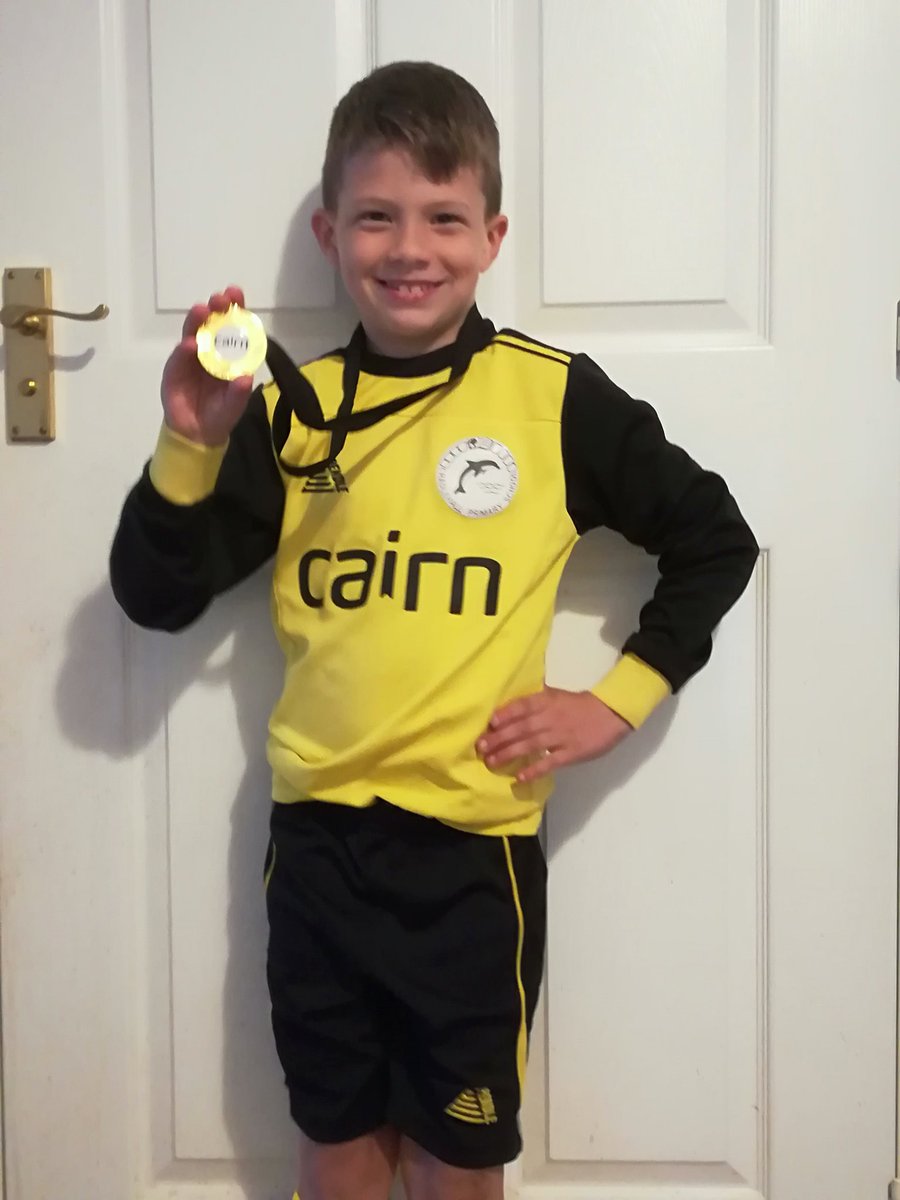 auntiefi's tweet photo. Super proud of this little dude today. Played well but more proud of his great attitude to the games. Won 3, drew 1, 1 loss. Inspired by the @RossCounty  game last night &amp; following in the footsteps of his hero @Joshuamullin7 with speedy runs down the wing and super crosses. ⚽♥️ https://t.co/eZUhLozywQ