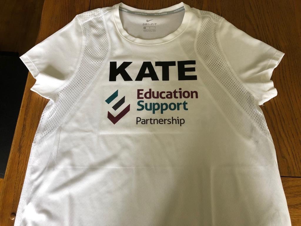mindworkmatters's tweet photo. Kate’s Marathon Running top all really for tomorrow. We wish you all the best Kate! #HeadTeacher #LondonMarathon2019 @lessnessheathht @EdSupportUK @Primary1stTrust A huge thank you to everyone at Lessness Health who has helps us in our fantastic fundraising events 😘 https://t.co/MeglAcx2y3