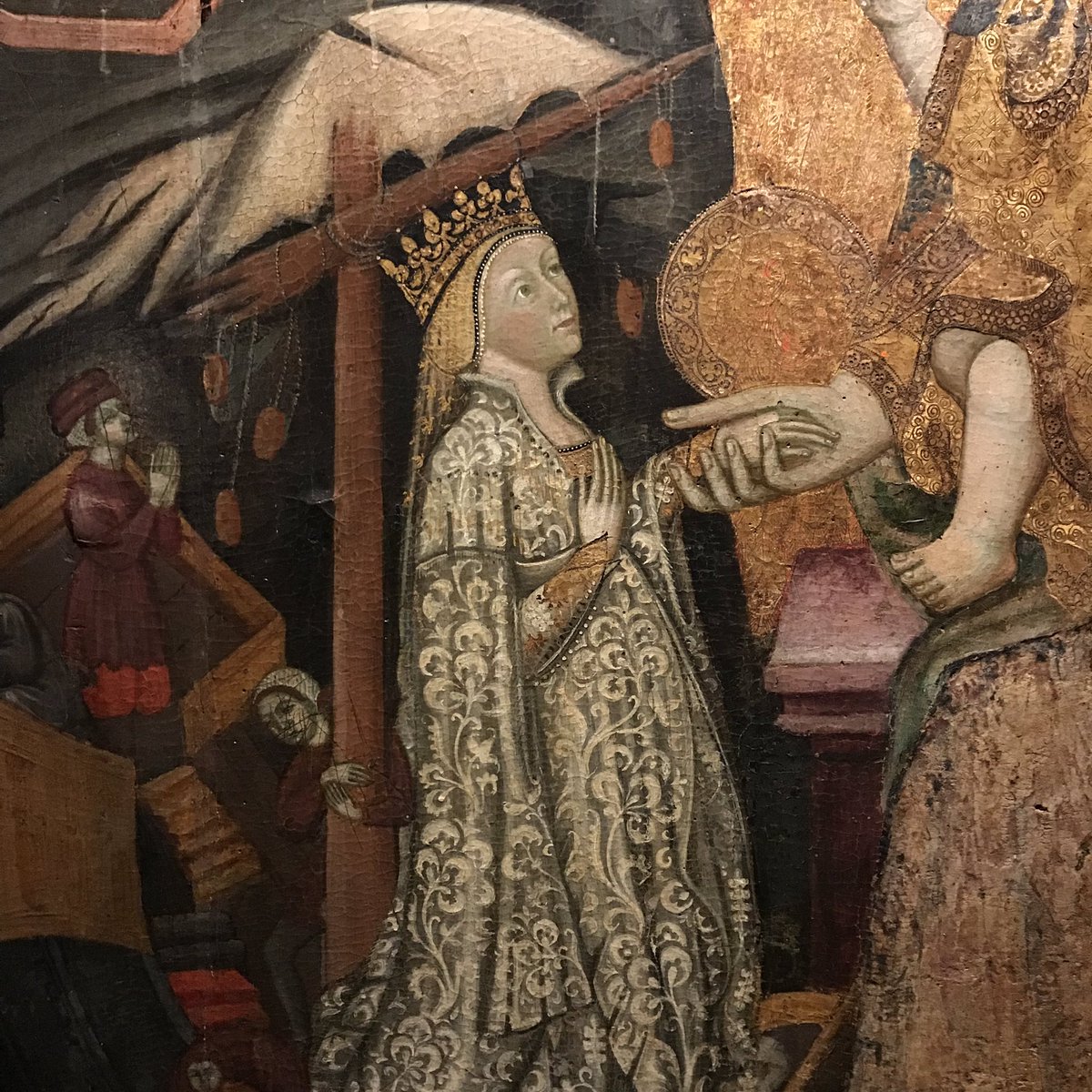 Betstabea's tweet photo. Madonna in trono col Bambino e la Principessa Margherita di Savoia. Maestro di Ladislao di Durazzo.
#Matera #Matera2019 #PalazzoLanfranchi #arteinBasilicata #goticointernazionale #Basilicata #julie_matera #museiitaliani #vitadastoricidellarte #giuliamanes @Matera2019 https://t.co/XMUcQN3LpD