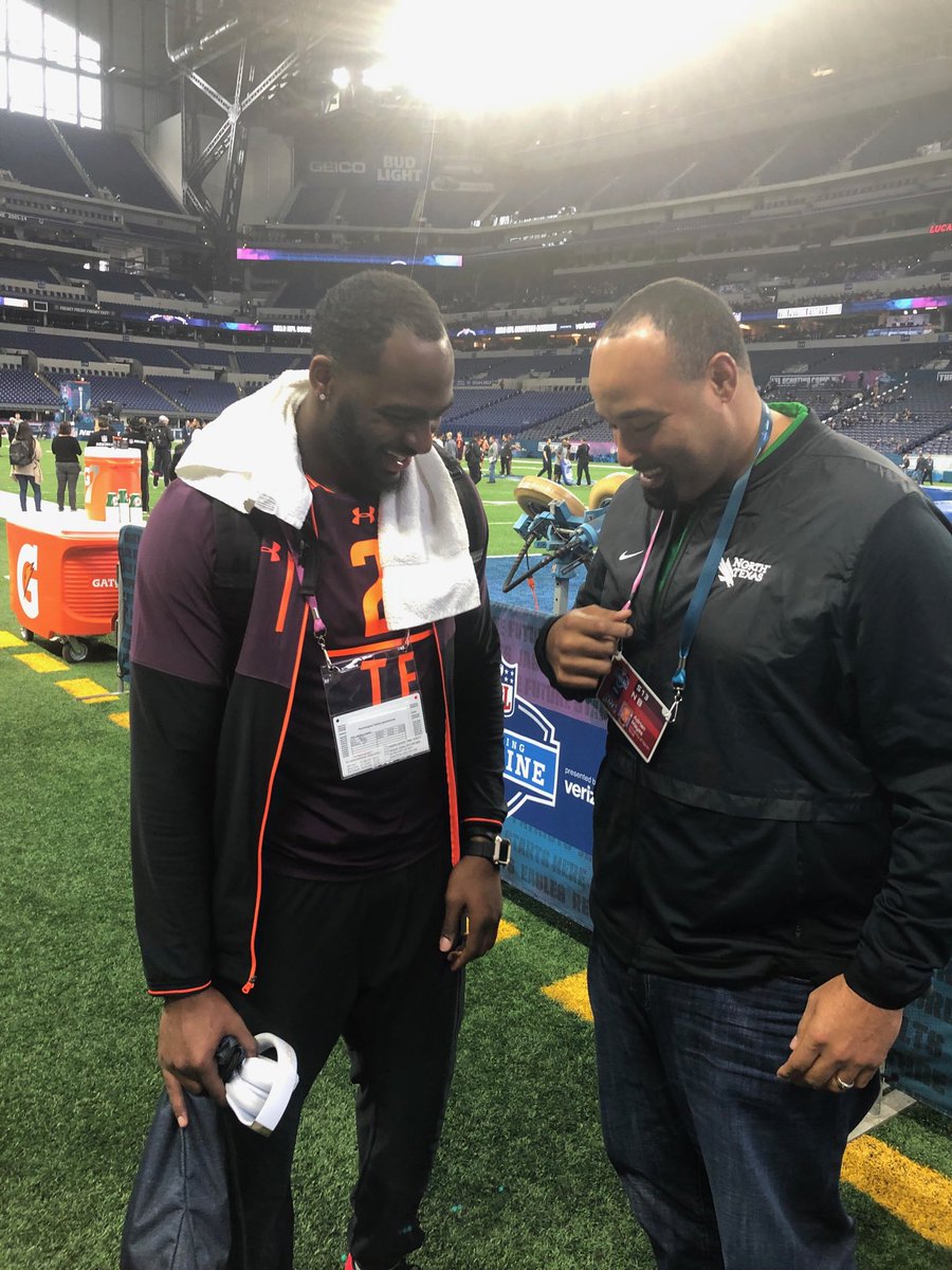 CoachAMayes's tweet photo. Good luck today KB! ๐ช๐ฝWhatever team picks you up will be getting a heck of a competitor and even better person. Fun to have coached you not because of how you played but because of your energy and fun you have playing the game. #NFLDraft2019 #ChainGangโ https://t.co/A3nh7pJbdJ