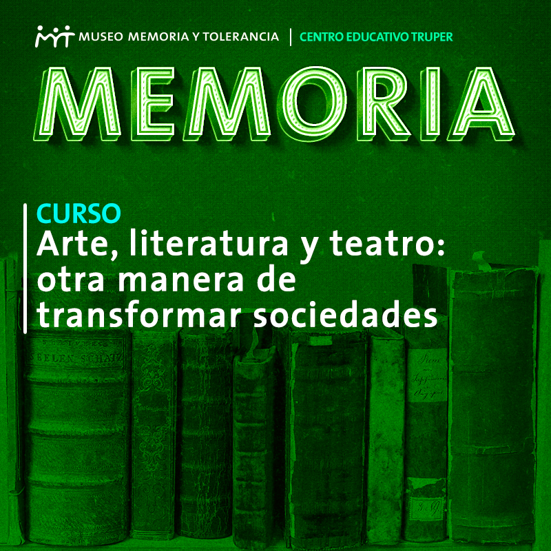 MuseoMyT's tweet photo. En el curso gratuito “Arte, literatura y teatro” la Dra. #RosaMaríaCouvert nos enseñará a lograr cambios significativos a través del arte. Fechas: jueves 2, 9, 16 y 23 de mayo, a las 16:00 Hrs., en el #CentroEducativoTruper Registro: https://t.co/4NxIwRgo9E https://t.co/7avoLiYOg1