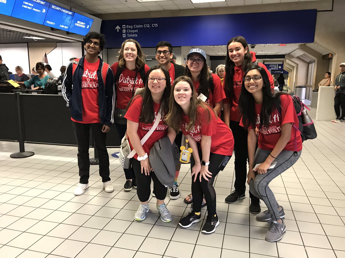 DECA_NTHC's tweet photo. Up bright and early for our ICDC flight! 
@CoppellCTE @NewTechCoppell #cisdourstory #nthcEmpower @TexasDECA https://t.co/0I3icIBvT0