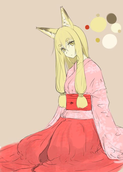 昔はロングだった設定 