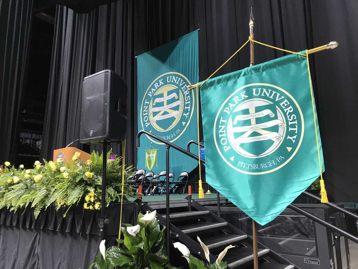 PointParkU's tweet photo. Watch our graduate hooding ceremony live on Facebook: https://t.co/7aecr1AYXr #PointParkGrad https://t.co/HJKL0aIElW