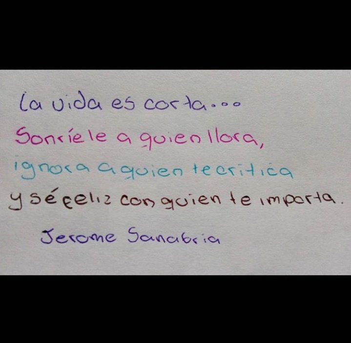 jeroshpoems's tweet photo. “La vida es corta...
Sonríele a quien llora,
Ignora a quien te critica
Y sé feliz con quién te importa”
@jeroshpoems https://t.co/na0akSwqJQ
