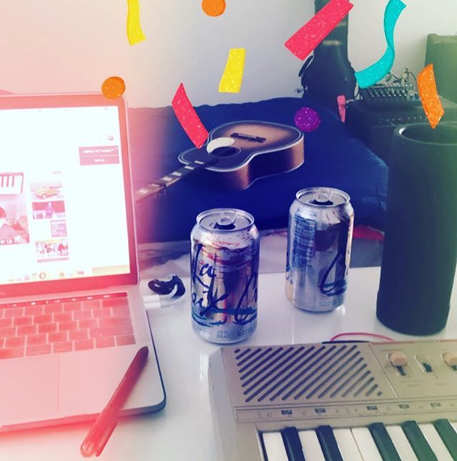 Zigtebra's tweet photo. Thanks LaCroix! I finished the new music video. Now that we’re going to be famous you can be our sponsor. Coconut is my favorite. #unpopularopinions #musicvideo #diyeditor #diymusicvideo #indiepop #indierock #diychicago #chicagodiy #synthpop https://t.co/hJQQZHmMRo https://t.co/2FgeJLPhXq