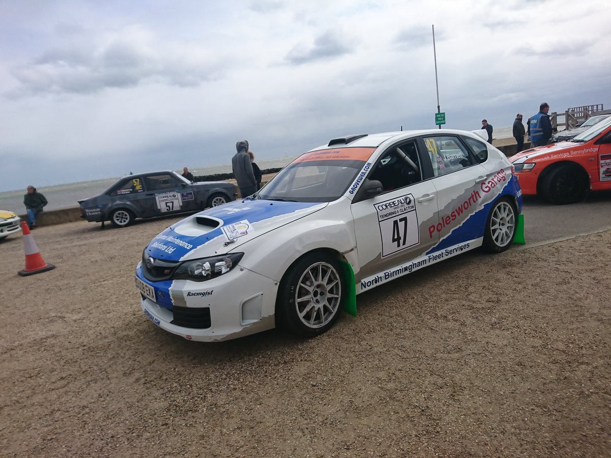 MJRallying's tweet photo. Scrutineering time here in Clacton. Here this weekend helping to run Julian Barnett and Sasha Heriot. (@sashnav)
@corbeaurally #rally #clacton #firstontheroad #subaru https://t.co/GzDQXx3MlZ