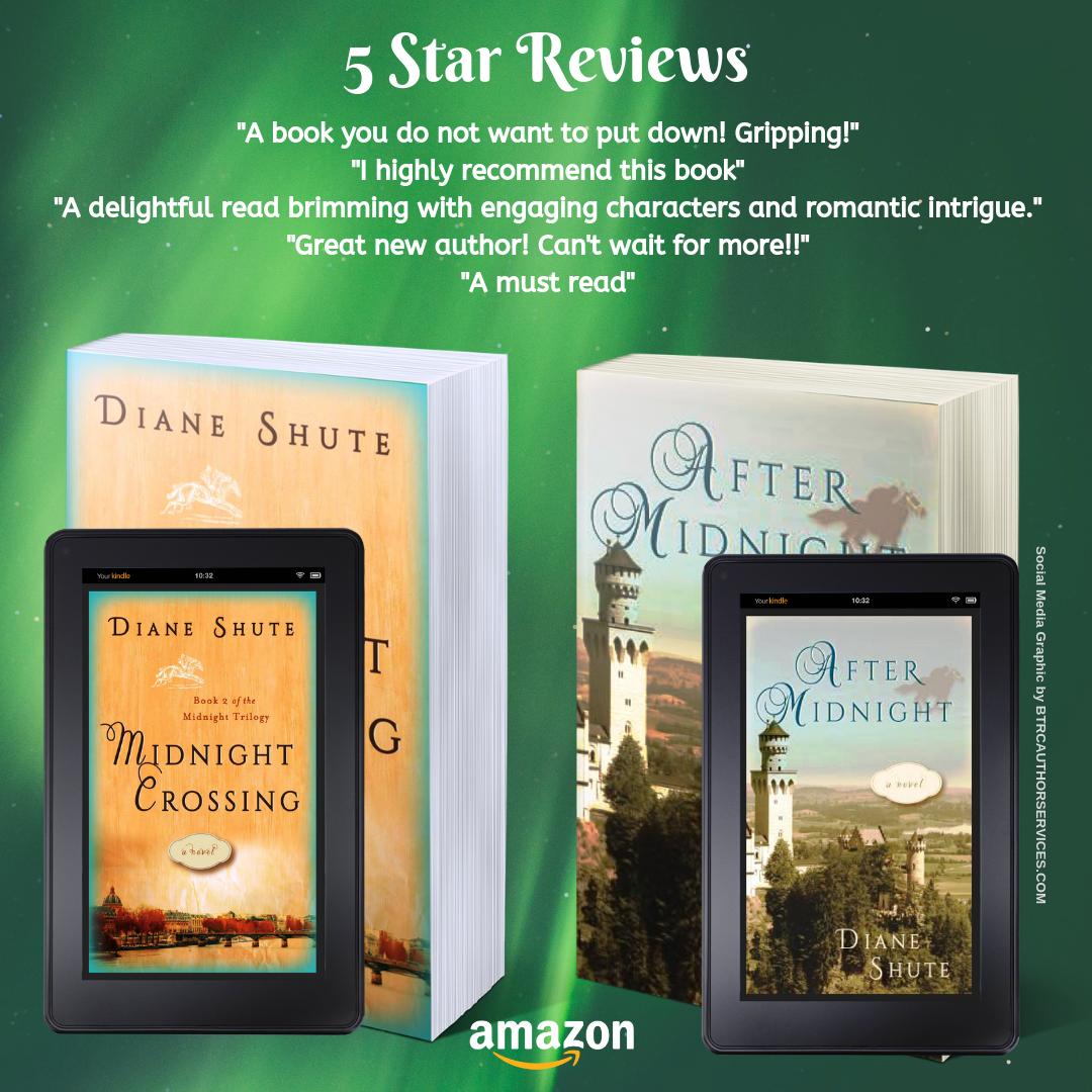 After Midnight is a delightful read brimming with engaging characters, clever plot twists, and romantic intrigue. "Great new author! Can't wait for more!" FIVE STAR REVIEWS for Diane Shute's historical novels set in the 1830's. Available at Amazon tinyurl.com/yab45d6a