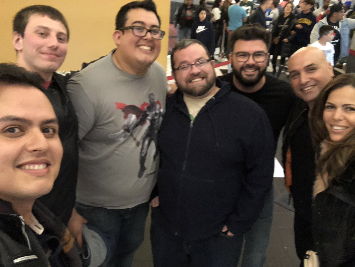 iDJWeddings's tweet photo. Such a great time last night at the Revenger Watch Party for #AvengersEndgame
My cousin flew up from Florida. I got to meet a Twitter Bro in person (@TheManofSalt).
Excellent movie. Excellent company.
What more could a guy ask for?
#RevengersAssemble #RTFam https://t.co/yG0yaDHDRx