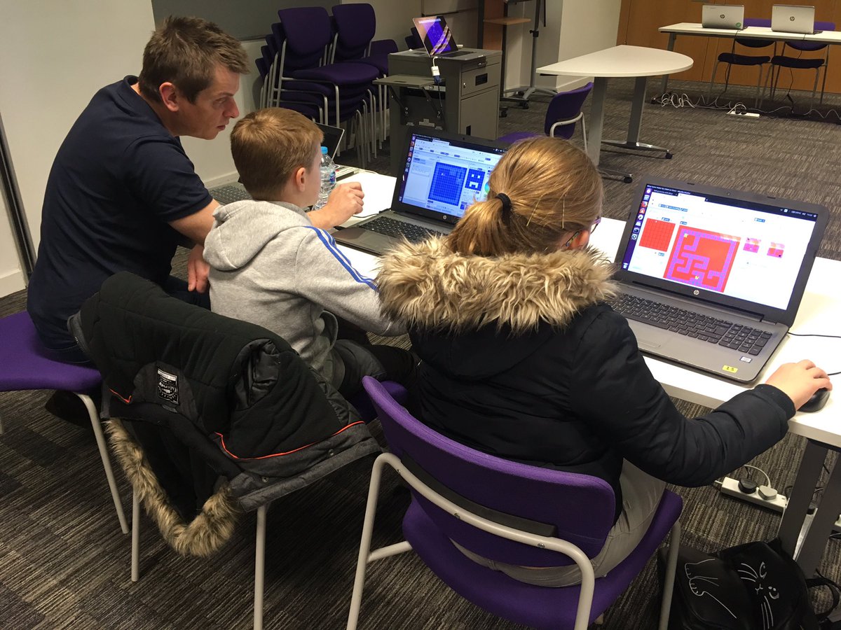liverpoolcode's tweet image. #bitsy game creation under way at today’s @CodeClub 👾 we’ve got cats that want to collect tickets, autobots that get teleported between levels, and lots more.