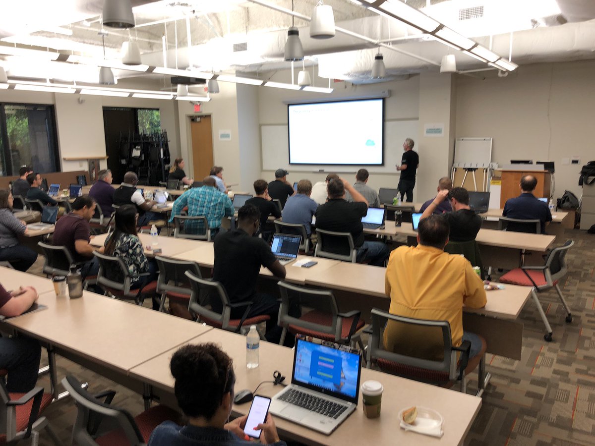 In the other room we have <a href="/ciphertxt/">ciphertxt</a> doing a session on Getting start with <a href="/Azure/">Microsoft Azure</a> at the <a href="/jaxcloudug/">Jax Microsoft Cloud UG</a> #GlobalAzure Bootcamp