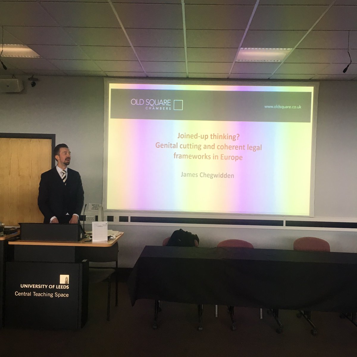 FutureChoices's tweet photo. ⁦@JamesChegwidden⁩ talks about “Joined up thinking? Genital cutting and coherent legal frameworks in Europe” THREAD #futurechoices19 https://t.co/VBqHzGqmaA