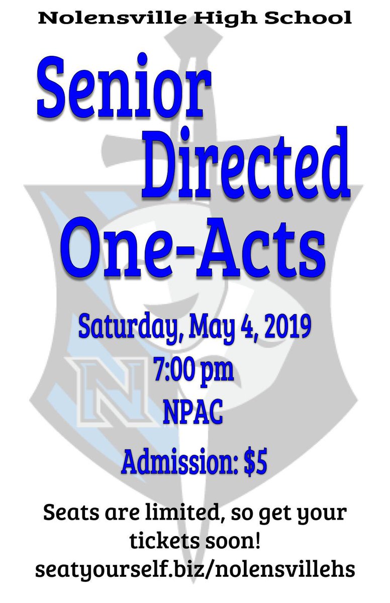 Get your tickets now! These students are rocking out some amazing shows! One special immersive experience on stage so seats are limited!!!